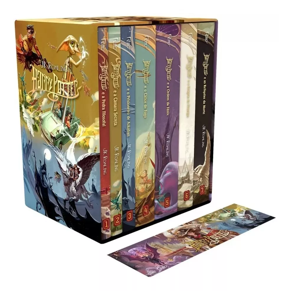 Coleção Harry Potter 7 Livros Box - Edic Especial Capa Color