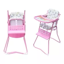 Silla Comedor Plegable Para Bebe Niña Y Niño Azul