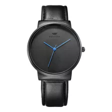 Cool Black Nice Fashion Minimalist Mens Dress Watch En Venta