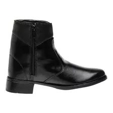 Bota Feminina Preto Coturno Feminino Sintético