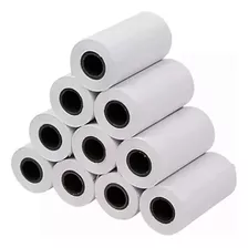 10 Rollos Papel Termico Miniprinter 57x25 ( Impresora 58mm)