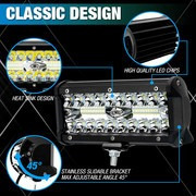 Barras Led Neblineros 4x4 Volkswagen Passat 11/12 1.8l Foto 3