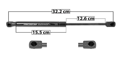 Amortiguador Cofre Izq O Der Land Rover Freelander 06-14 Foto 8