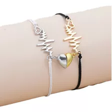 Pulsera Para Pareja De Corazón