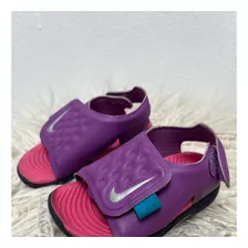 Sandalias Nike Sunray Nena 19.5 Arg 10 Cms Excelente Estado