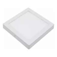 Lámpara Led Panel Cuadrado Superficial 12w 6500k 