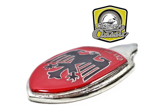 Emblema Para Cofre Vw Sedan Vocho Blazon Aguila Rojo 1 Pz Foto 3