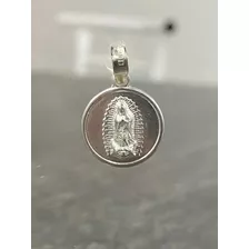 Medalla De Plata Ley .925 Virgen De Guadalupe
