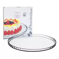 Plato Para Tartas De Postre De Cristal Maxi Patisserie