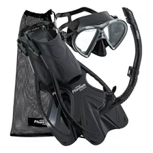 Set De Snorkel Para Adultos, De La Marca Phantom Aquatics