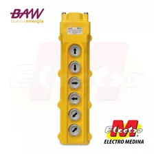 Caja 6 Pulsador Botonera Na Colgante Grua Baw Electro Medina