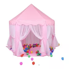 Barraca Infantil Tenda Rosa Castelo Princesas Lindo Presente