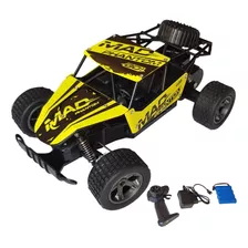 Auto A Control Remoto 2.4g Escala 1:18 Amarillo Otuti