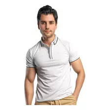 Playera Tipo Polo Para Hombre Calidad Slim Moda Casual