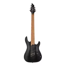 Guitarra Elétrica Cort Kx Series Kx307 Multi Scale De Mogno 2018 Open Pore Black Com Diapasão De Ácer Assado