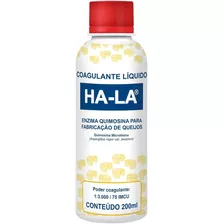 Coalho Queijo Coagulante Líquido Pepsina 200ml Hala C/1
