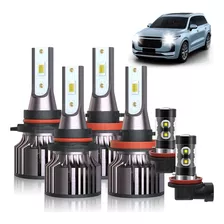 Kit De Luz Alta Y Soplada 9005 H8 Led Para Mitsubishi