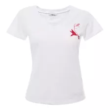 Blusa Mexicana Bordado Diseño Artesanal Colibri Rojo