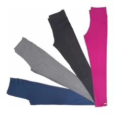 Kit 4 Calças Leggings Montaria Cotton Juvenil Tenn