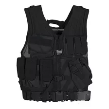 Chaleco Tactico De Asalto Voodoo Tactical Molle Militar Negro