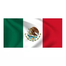 Bandera De México 1.50x90cm Exterior Grande