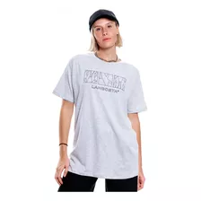 Remera Mujer Oversize Algodon Cuadros Langosta