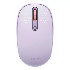 Baseus Mouse F01b Tri-mode Inálambrico Pórtatil Computadora Color Violeta