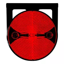 10 Lanterna Lateral Carreta Reboque Bivolt Vermelho 85mm Led