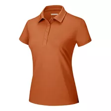 Camisetas De Manga Corta Up+ Para Mujer, Con Botones, Tenis