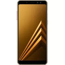 Celular - Samsung Galaxy A8 64gb Dourado Bom - Usado