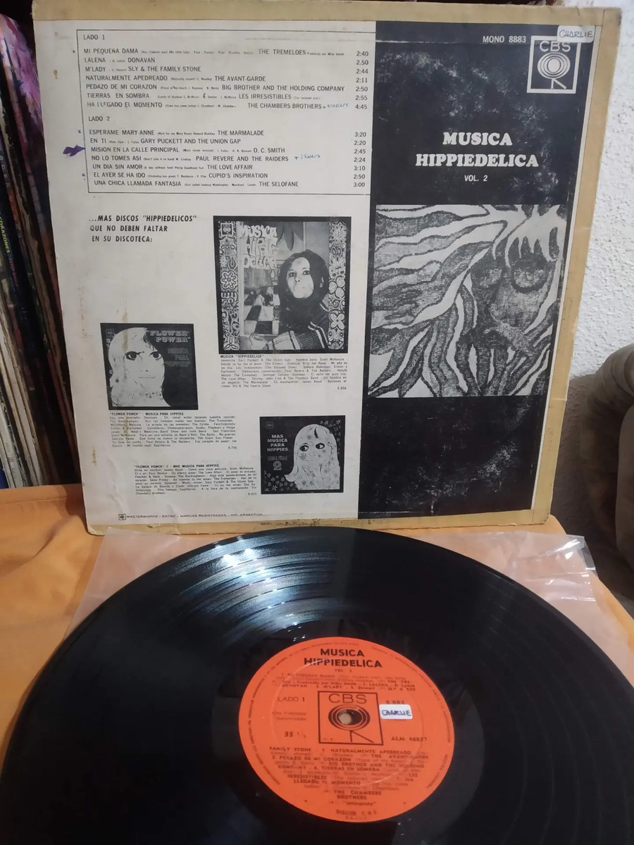 Varios Artistas - Música Hippie-délica Volumen 2 - vinilo 1968