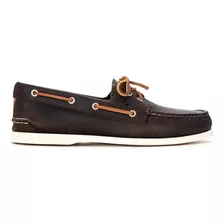Zapato Sperry Hombre Sts25509 A/o 2-eye Leather Brown