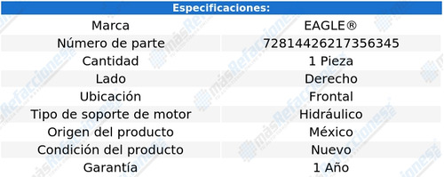 Soporte Motor Derecho Frontal Veracruz V6 3.8l 07-12 Foto 4