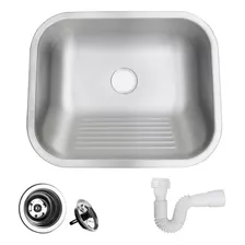 Tanque Inox 50x40 - Acetinado Escovado - Tecnocuba