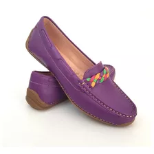 Mocassim Feminino Alta Classe Couro Ref. Helena