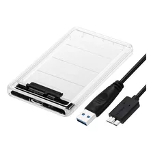 Jacobsparts Transparente 2,5 Pulgadas Usb 3.0 A Sata Caja D.