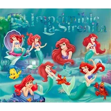 Kit Imprimible La Sirenita Ariel Sirena Mermaid S98