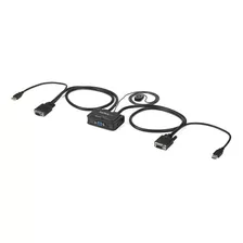 Startech Conmutador Kvm De 2 Puertos Usb Vga - Alimentado P.