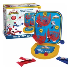 Brinquedo Infantil Jogo Spidey Ball Azul Marvel Elka
