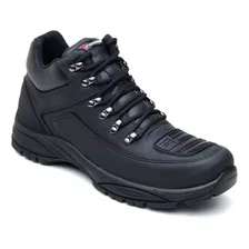 Coturno Masculino Bota Moto Sola Antiderrapante Resistente 