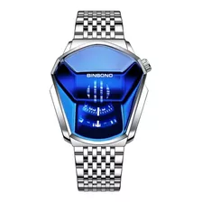Promoção Novo Relógio Masculino Binbond Luxo Aço Inox Quartz