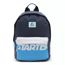 Mochila Costa Starter Escolar Azul G Licenciada Novo