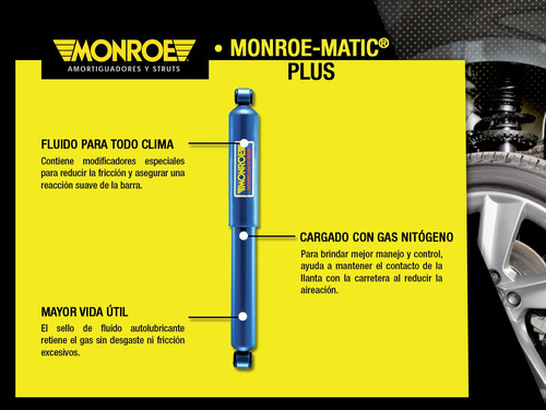 2 Amortiguadores Monro-matic Plus Tra Commodore Series 48-52 Foto 2