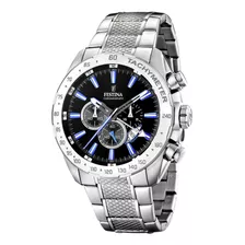 Reloj Festina F16488/3 Acero Hombre Color De La Correa Plateado