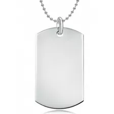 Colar Cordão Placa Identificação Militar Dogtag Preço Baixo