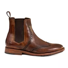 Botín Chelsea Wingtip Hombre St. Vaughan Piel Goodyear Welt