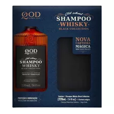 Kit Shampoo Barba E Cabelo Qod Whiskey + Carteira Mágica
