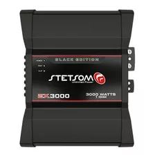 Módulo Amplificador Stetsom Ex3000 Black 1canal 1ohm 3000rms