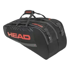 Raqueteira Bolsa Tenis Head Core Base M 50l - 6 Raquetes Cor Preto E Laranja