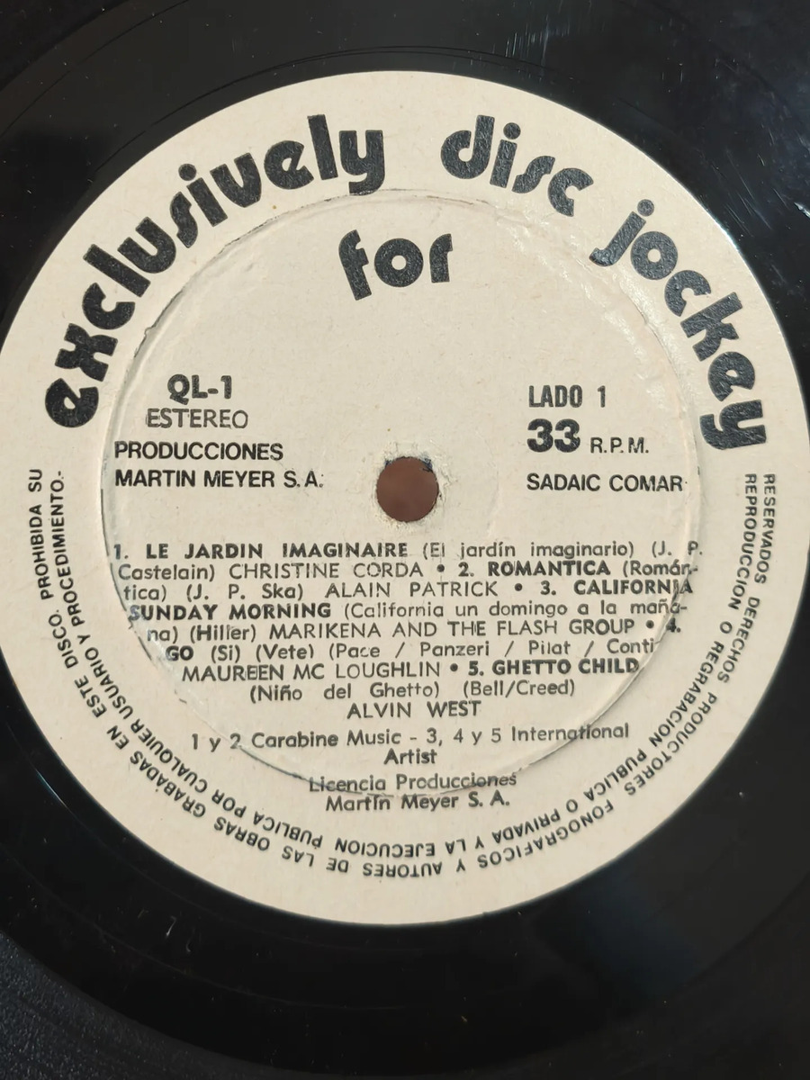 Varios Artistas - Exclusively For Disck Jockey - vinilo 1987
